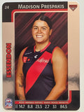 2025 AFLW TeamCoach | Silver Parallel #024 Madison Prespakis | Essendon Bombers