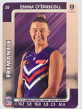 2025 AFLW TeamCoach | Silver Parallel #028 Emma O'Driscoll | Fremantle Dockers