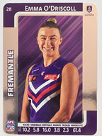 2025 AFLW TeamCoach | Silver Parallel #028 Emma O'Driscoll | Fremantle Dockers