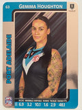 2025 AFLW TeamCoach | Silver Parallel #063 Gemma Houghton | Port Adelaide Power