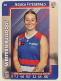2025 AFLW TeamCoach | Silver Parallel #088 Jessica Fitzgerald | Western Bulldogs