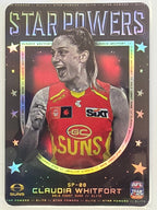 2025 AFLW TeamCoach | Star Powers #SP-08 Claudia Whitfort | Gold Coast Suns
