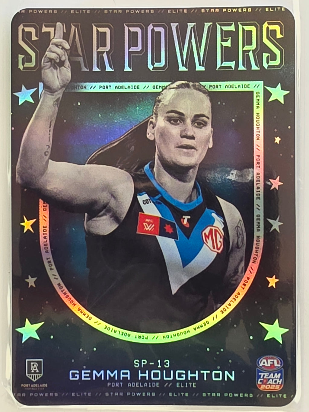 2025 AFLW TeamCoach | Star Powers #SP-13 Gemma Houghton | Port Adelaide Power