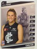 2024 AFLW TeamCoach | Silver Parallel | #8 Abbie McKay Carlton Blues