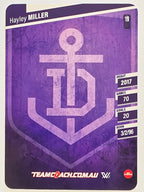2024 AFLW TeamCoach | Silver Parallel | #16 Hayley Miller Fremantle Dockers