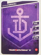 2024 AFLW TeamCoach | Silver Parallel | #17 Emma O'Driscoll Fremantle Dockers