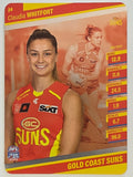 2024 AFLW TeamCoach | Silver Parallel | #24 Claudia Whitfort Gold Coast Suns