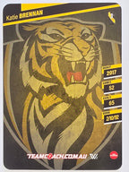 2024 AFLW TeamCoach | Silver Parallel | #40 Katie Brennan Richmond Tigers