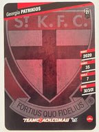 2024 AFLW TeamCoach | Silver Parallel | #44 Georgia Patrikios St. Kilda Saints