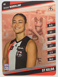 2024 AFLW TeamCoach | Silver Parallel | #45 Jesse Tawhiao-Wardlaw St. Kilda Saints