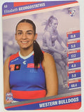 2024 AFLW TeamCoach | Silver Parallel | #53 Elisabeth Georgostathis Western Bulldogs
