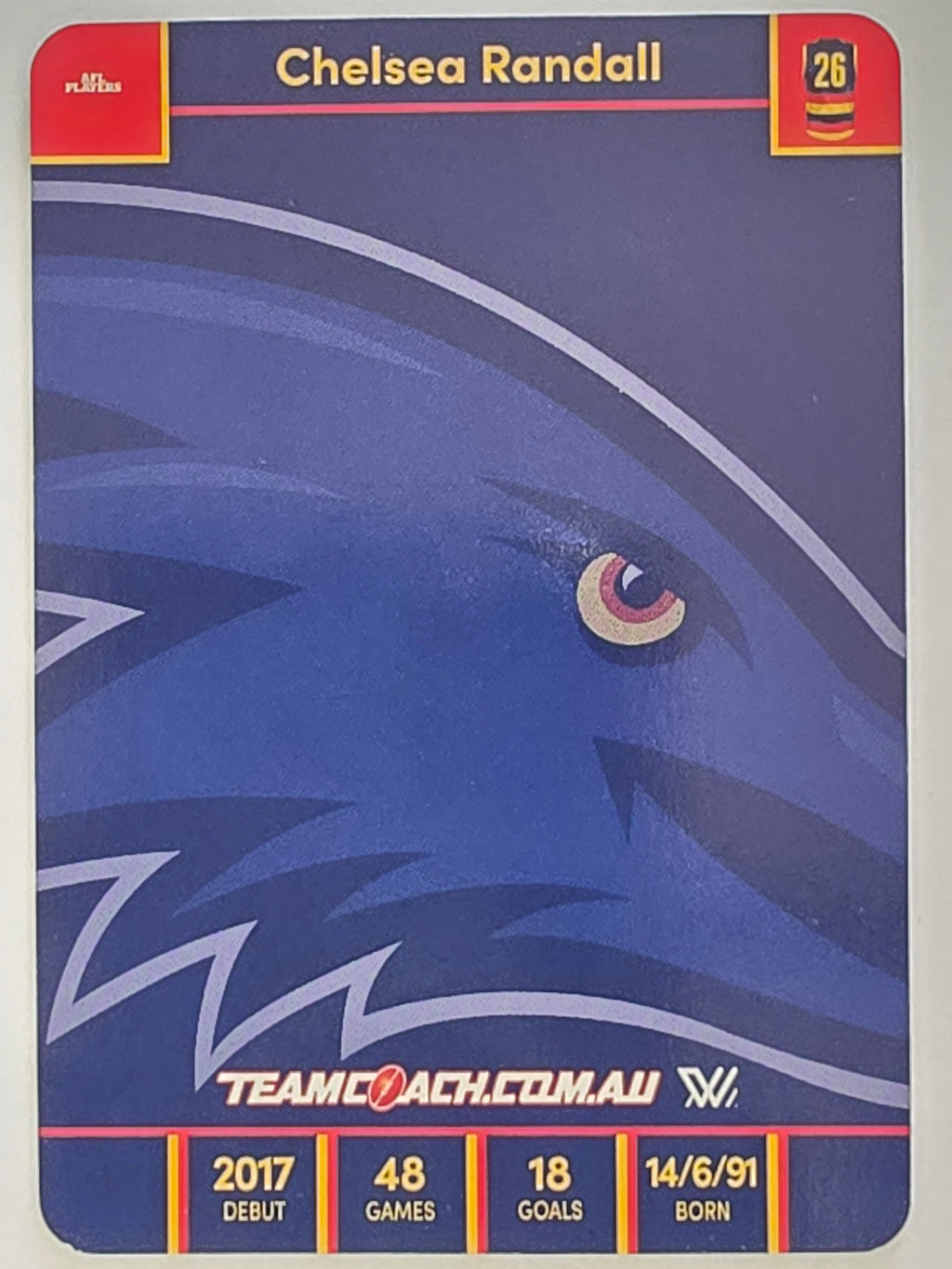 2023 AFLW TeamCoach | Silver Parallel | #4 Chelsea Randall Adelaide Crows