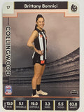2023 AFLW TeamCoach | Silver Parallel | #17 Brittany Bonnici Collingwood Magpies