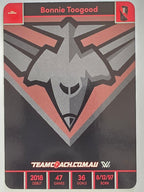 2023 AFLW TeamCoach | Silver Parallel | #24 Bonnie Toogood Essendon Bombers