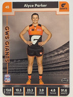 2023 AFLW TeamCoach | Silver Parallel | #45 Alyce Parker Greater Western Sydney Giants