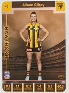 2023 AFLW TeamCoach | Silver Parallel | #48 Aileen Gilroy Hawthorn Hawks