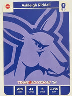 2023 AFLW TeamCoach | Silver Parallel | #60 Ashleigh Riddell North Melbourne Kangaroos