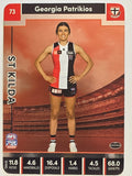 2023 AFLW TeamCoach | Silver Parallel | #73 Georgia Patrikios St. Kilda Saints