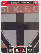2023 AFLW TeamCoach | Silver Parallel | #73 Georgia Patrikios St. Kilda Saints