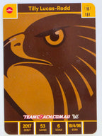 2023 AFLW TeamCoach | Silver Parallel | #49 Tilly Lucas-Rodd Hawthorn Hawks