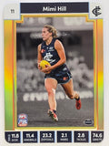 2023 AFLW TeamCoach | Gold Parallel | #11 Mimi Hill Carlton Blues