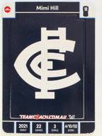 2023 AFLW TeamCoach | Gold Parallel | #11 Mimi Hill Carlton Blues
