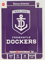 2023 AFLW TeamCoach | Gold Parallel | #26 Ebony Antonio Fremantle Dockers