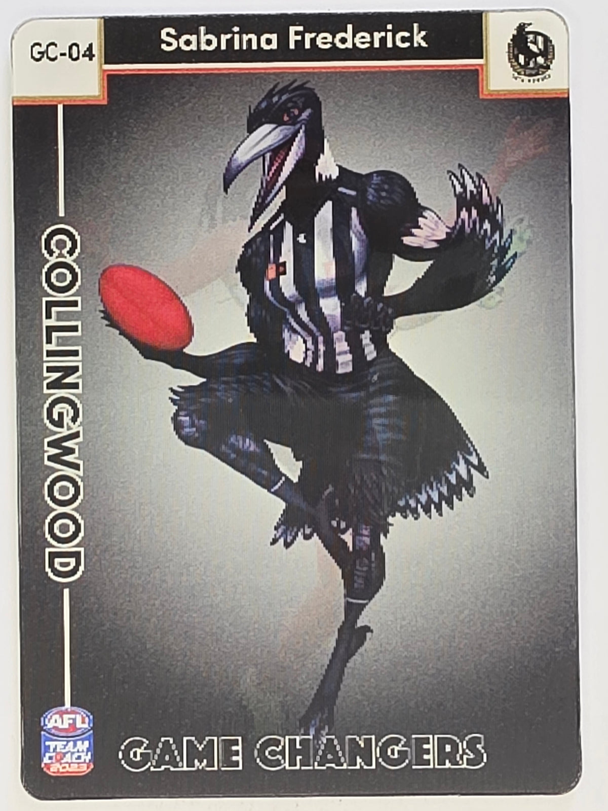 2023 AFLW TeamCoach | Game Changers | #GC-04 Sabrina Frederick Collingwood Magpies