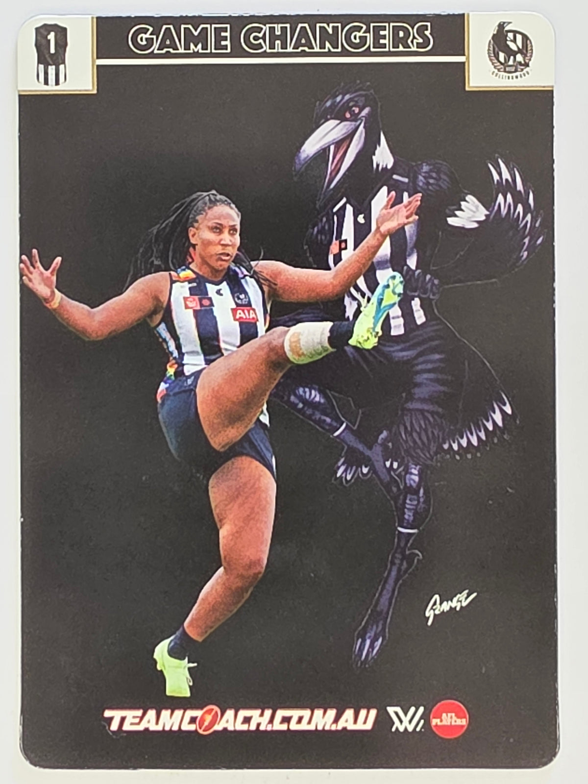 2023 AFLW TeamCoach | Game Changers | #GC-04 Sabrina Frederick Collingwood Magpies