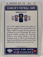 AFL 2023 TeamCoach Scanlens 60th Tribute #17 Nic Naitanui West Coast Eagles