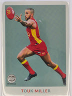 AFL 2023 TeamCoach Scanlens 60th Tribute #8 Touk Miller Gold Coast Suns