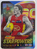 AFL 2023 TeamCoach Star Powers Silver #SP-39 Matt Rowell Gold Coast Suns
