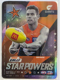 AFL 2023 TeamCoach Star Powers Silver #SP-41 Josh Kelly GWS Giants