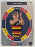 AFL 2023 TeamCoach Card Craft #CC-02 Ben Keays Adelaide Crows