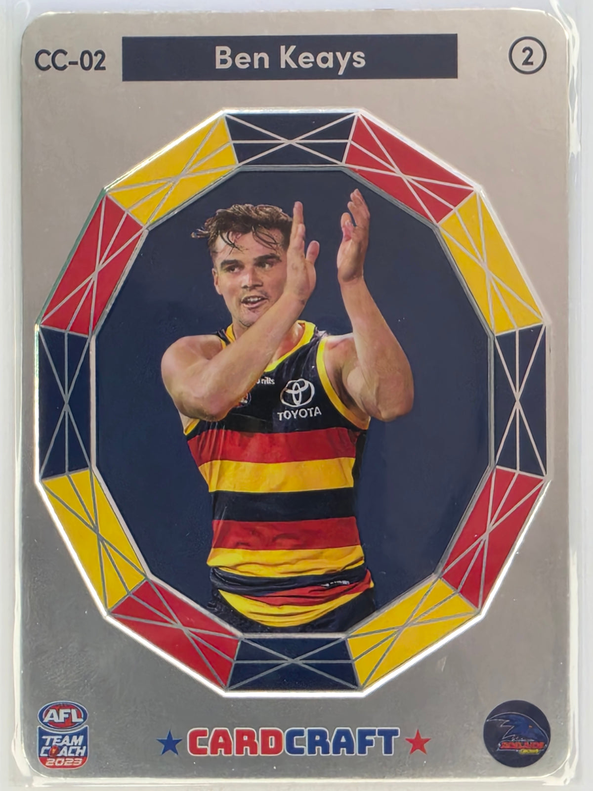 AFL 2023 TeamCoach Card Craft #CC-02 Ben Keays Adelaide Crows