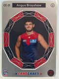 AFL 2023 TeamCoach Card Craft #CC-21 Angus Brayshaw Melbourne Demons