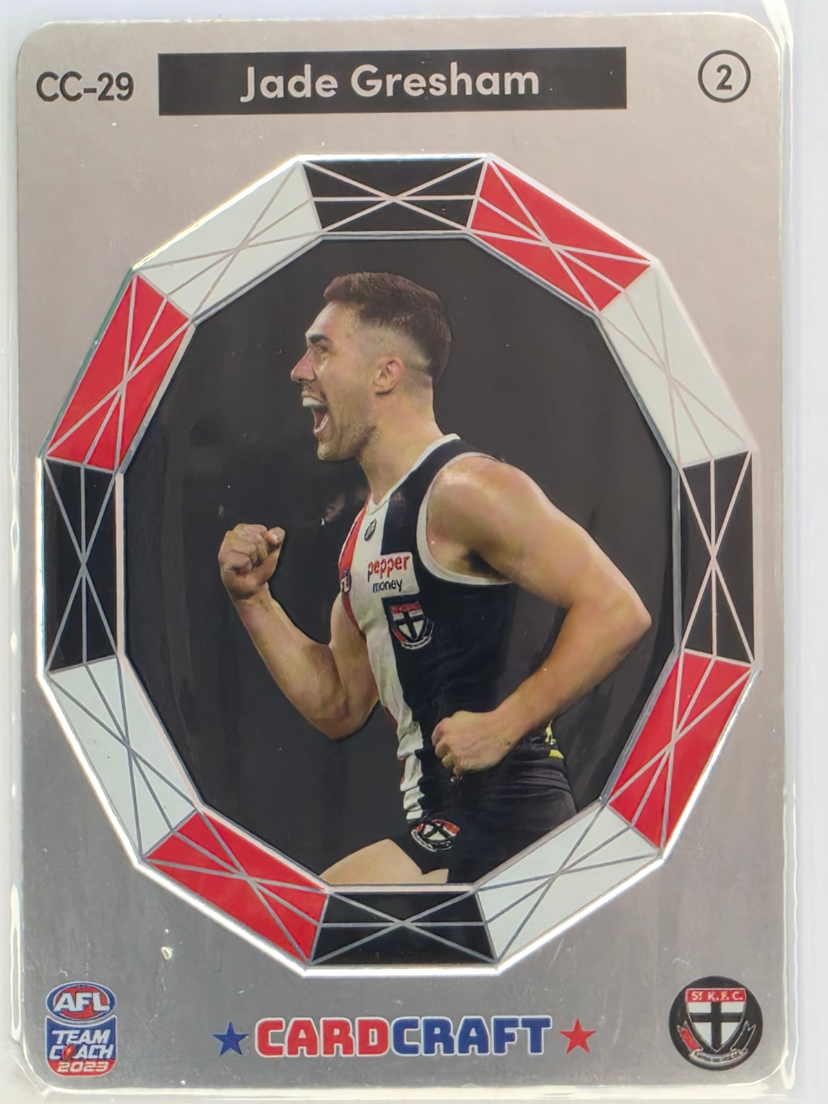 AFL 2023 TeamCoach Card Craft #CC-29 Jade Gresham St Kilda Saints
