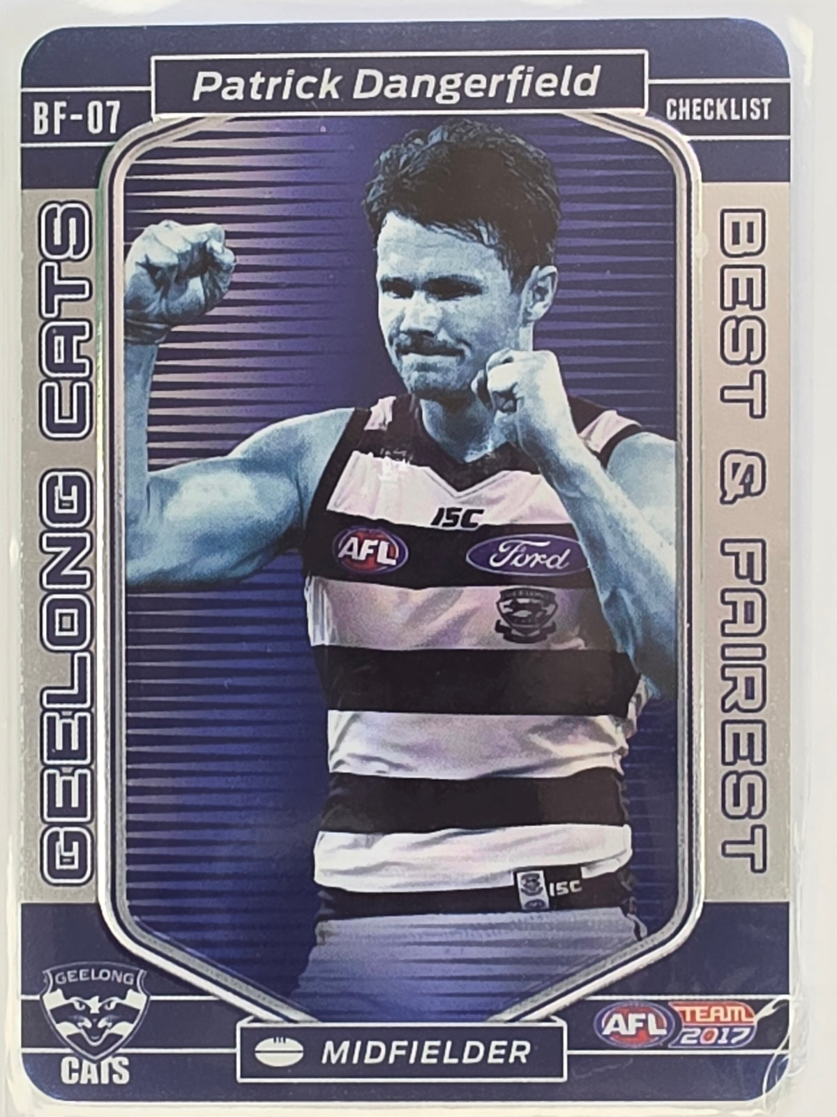 AFL 2017 Teamcoach Best & Fairest #BF-07 Patrick Dangerfield Geelong Cats