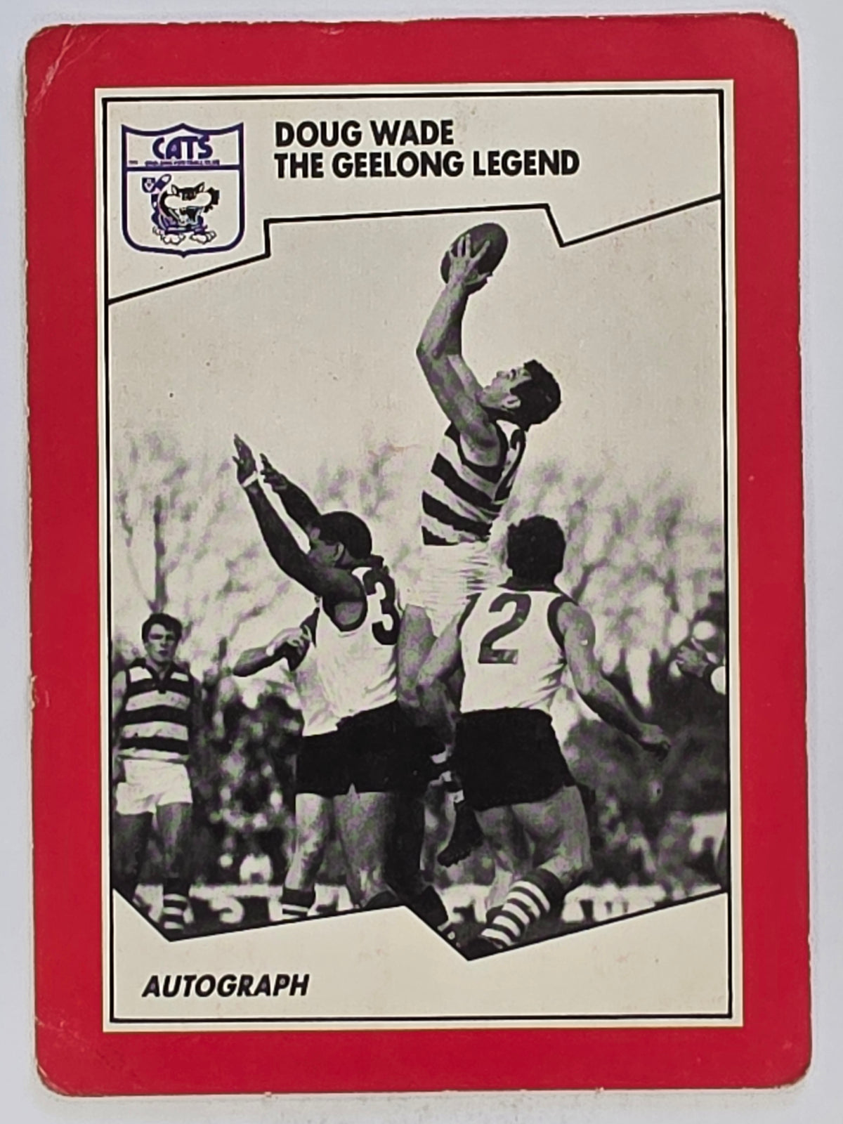 1989 Scanlens VFL / AFL Base Card #105 Doug Wade Geelong Cats