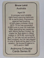 1980-81 Ardmona International Cricket | Bruce Laird Australia