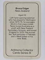 1980-81 Ardmona International Cricket | Bruce Edgar New Zealand