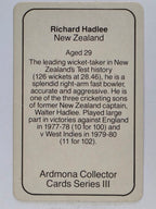 1980-81 Ardmona International Cricket | Richard Hadlee New Zealand