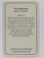 1980-81 Ardmona International Cricket | Paul McEwan New Zealand