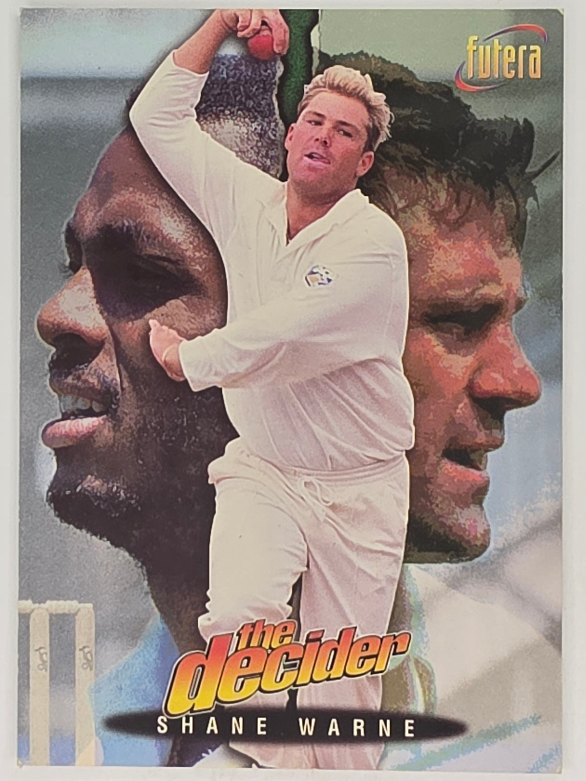1996 Futera The Decider #17 Shane Warne Australia