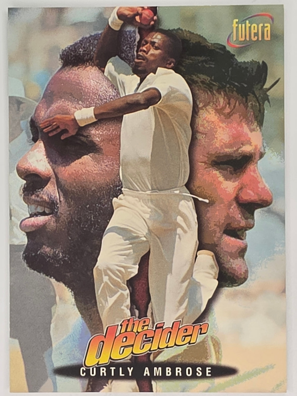 1996 Futera The Decider #19 Curtly Ambrose West Indies
