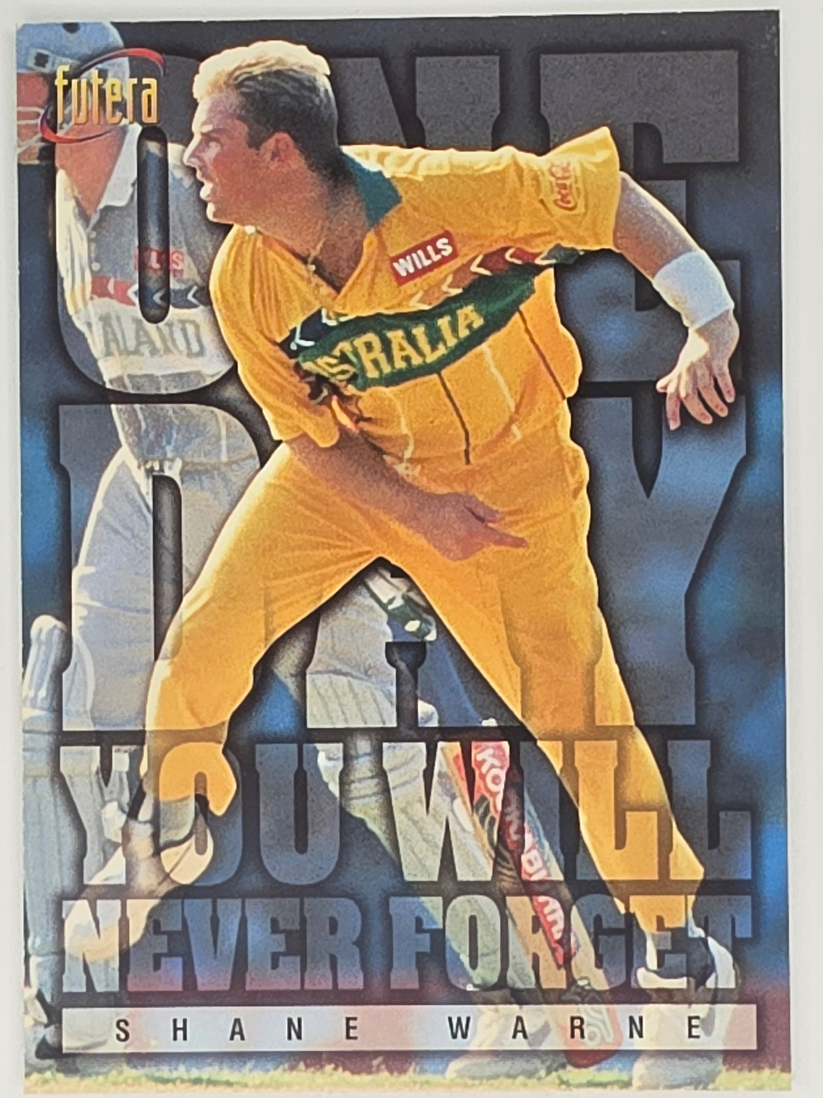 1996 Futera The Decider #58 Shane Warne Australia
