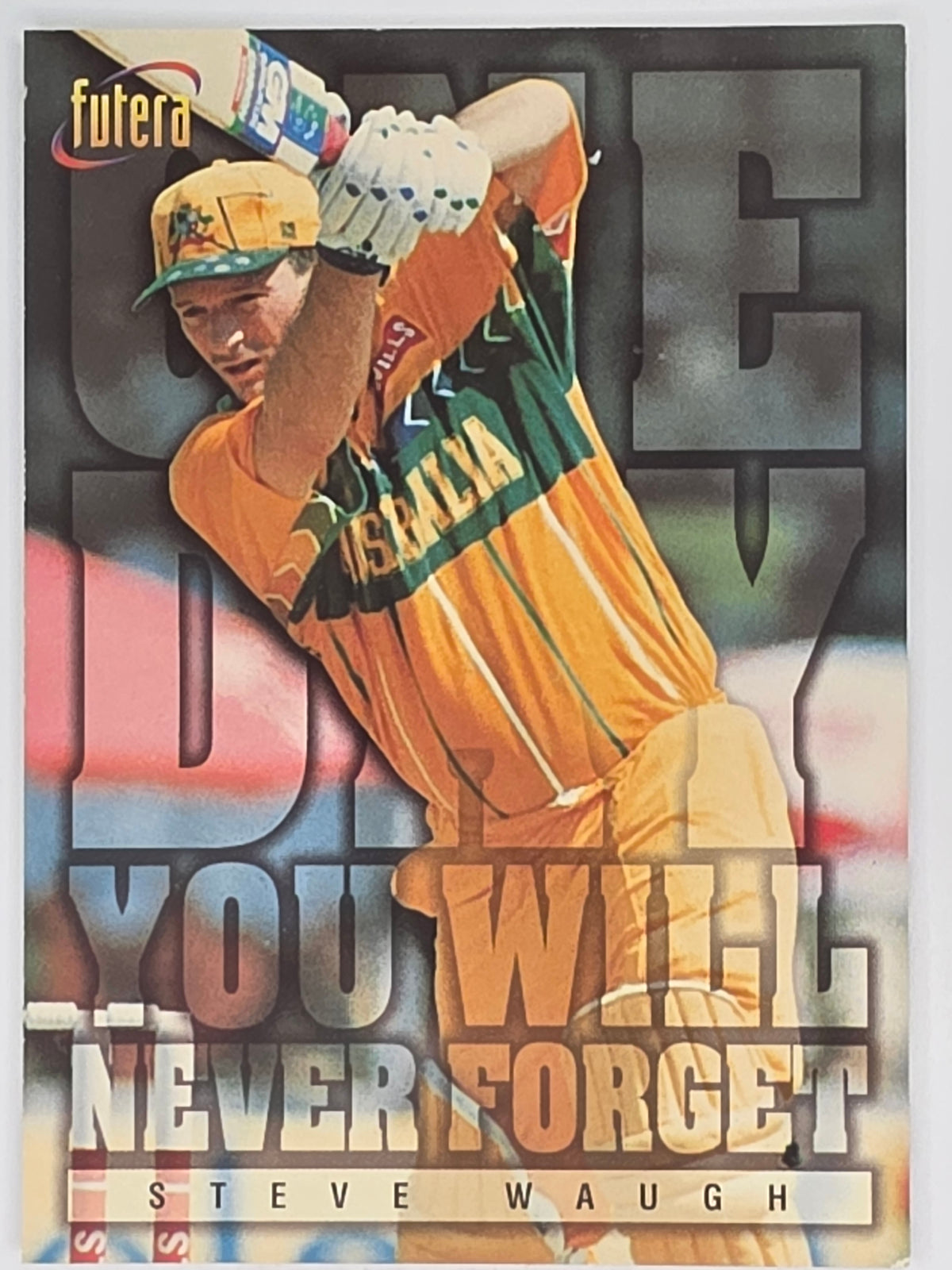 1996 Futera The Decider #61 Steve Waugh Australia