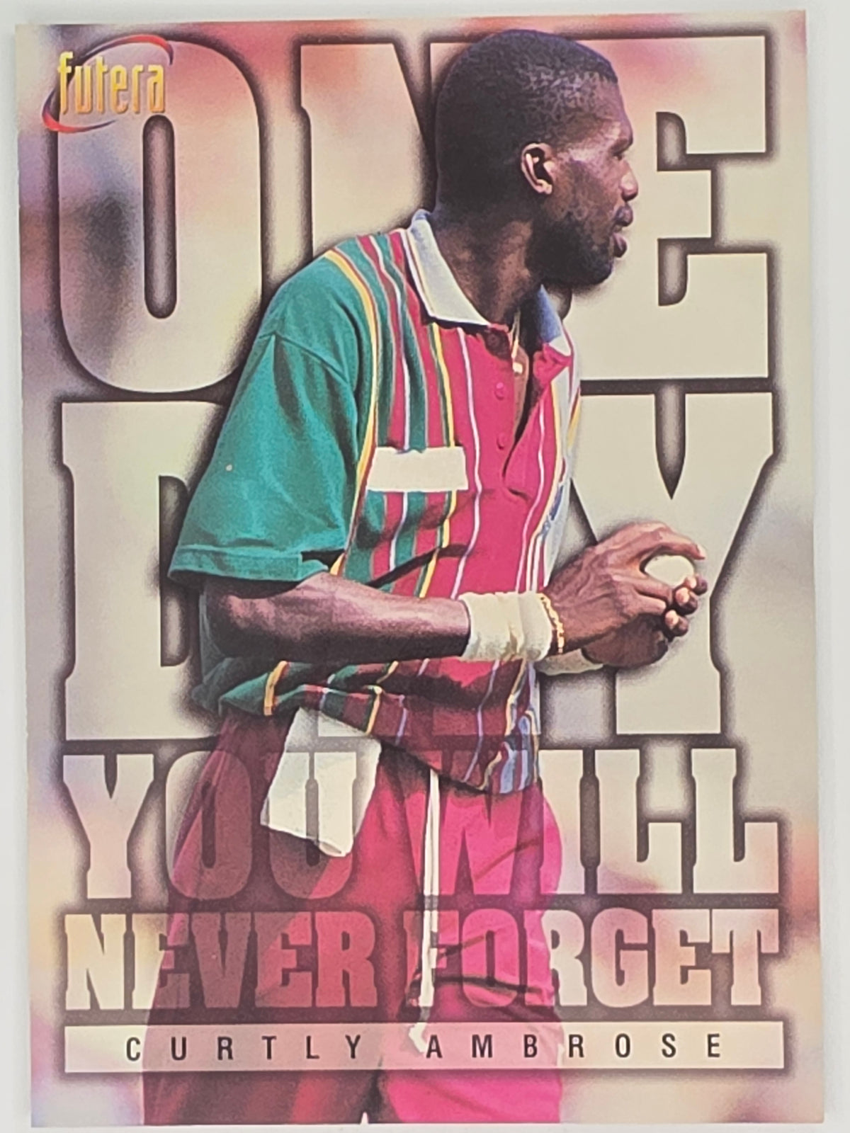 1996 Futera The Decider #70 Curtly Ambrose West Indies