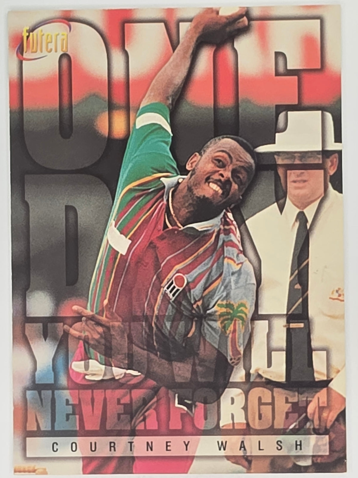 1996 Futera The Decider #78 Courtney Walsh West Indies