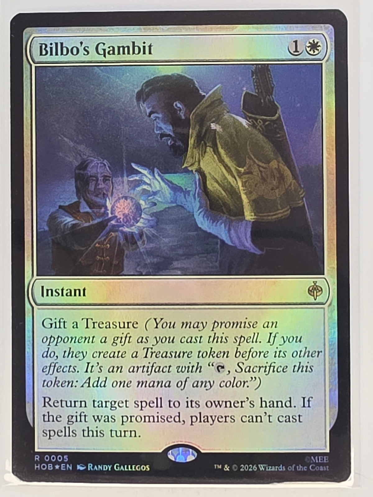 MTG - The Hobbit FOIL #005 Bilbo's Gambit Rare